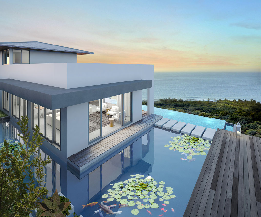 Villa VUE MER ILE MAURICE IRS PDS pour RESIDENCE FISCALE