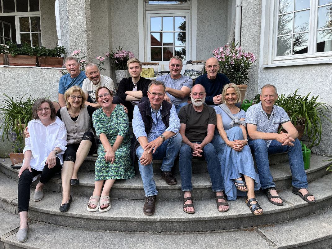 HInten von links: Klaus Huch, Nils Grübel, Johannes Wasikowski, Andreas Schachtner, Kay Lautebach. Vorne von links: Steffi Müller, Karin Hallegger, Petra Lautenbach, Stefan Wyludda, Michael Breitschuh, Ute Huch, Thomas Windel 