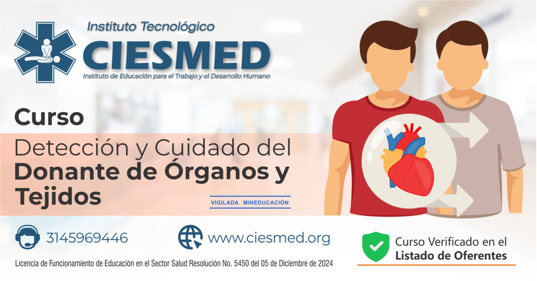 Detección y Cuidado del Donante de Órganos y Tejidos, Instituto Nacional de Salud, Minsalud, CIESMED