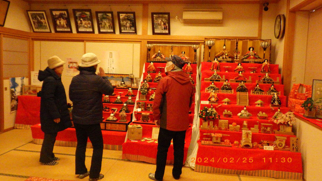 寒河江八幡神社のひな壇の一部