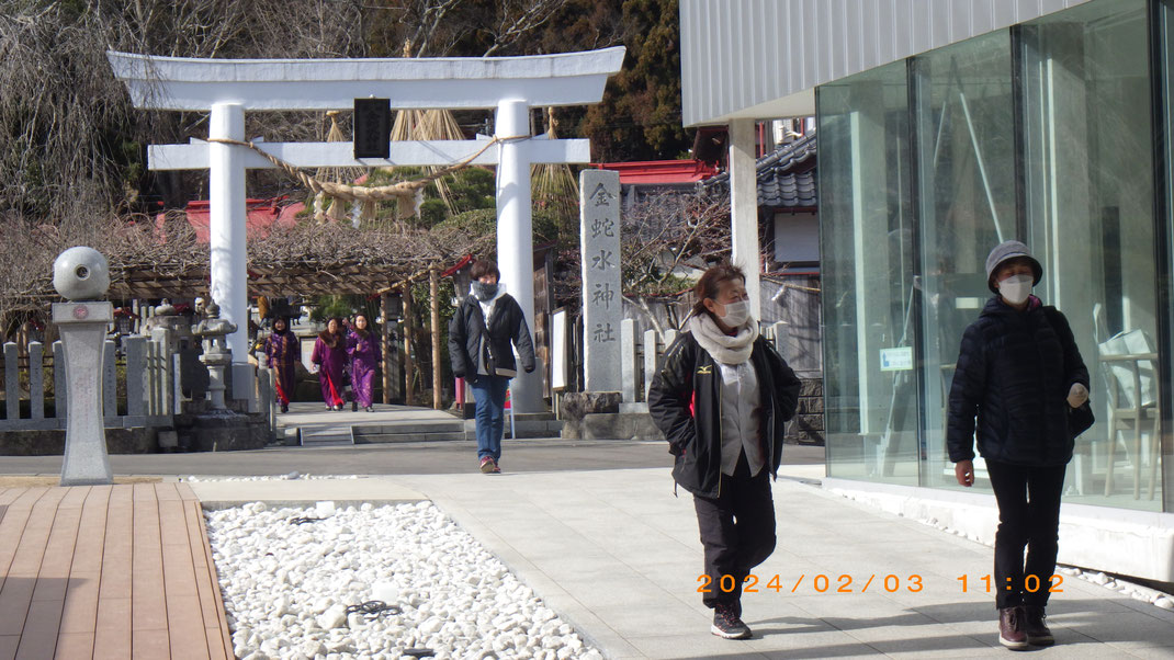 竹駒神社周辺ハイクで金蛇水神社漫遊