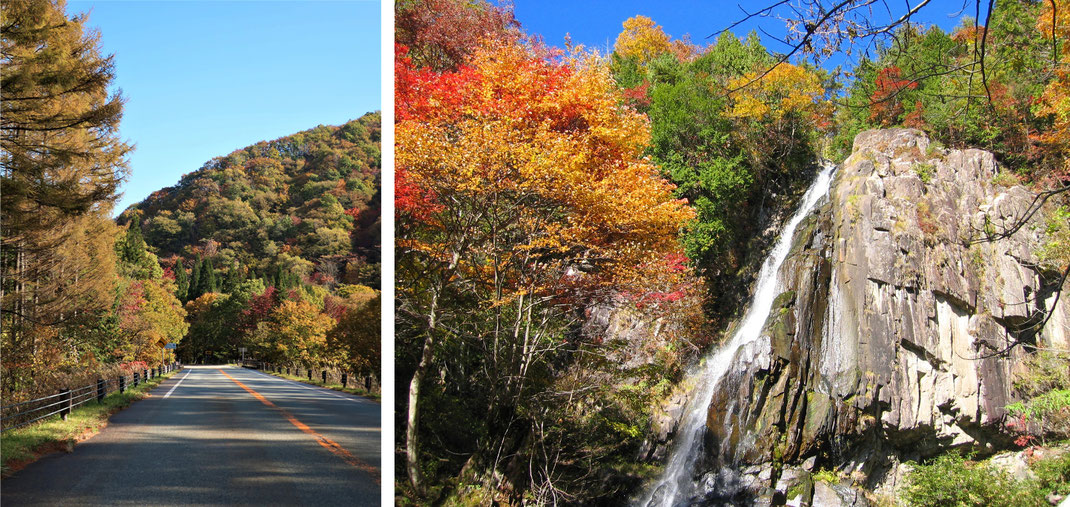 岐阜県高山市_飛騨せせらぎ街道_紅葉スポット