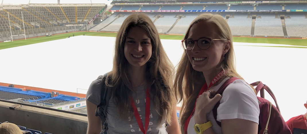 Unterschied & Macher | Lara und Anna auf der Agile Lean Ireland 2019 in Croke Park, Dublin