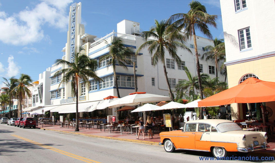 Die besten Sehenswürdigkeiten und Reisetipps für Miami, Florida. Ocean Drive. 