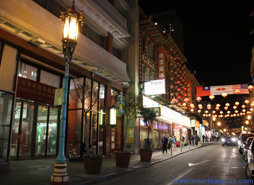 Sehenswürdigkeiten und Reisetipps San Francisco. Chinatown.