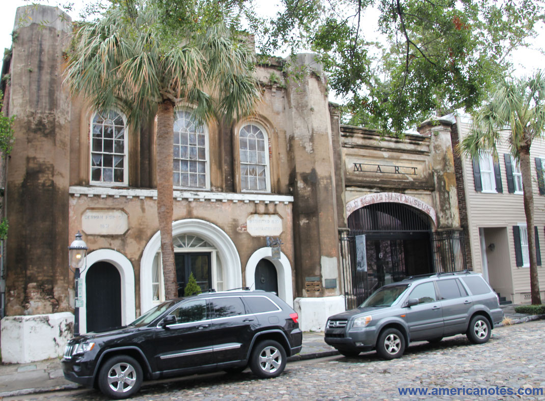 Die besten Sehenswürdigkeiten und Reisetipps für Charleston. Der ehemalige Sklavenmarkt.