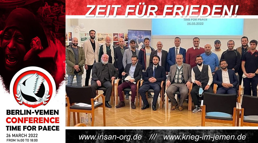 26.03.2022 - Berlin: 3. Berliner Jemen-Konferenz: Zeit für Frieden!