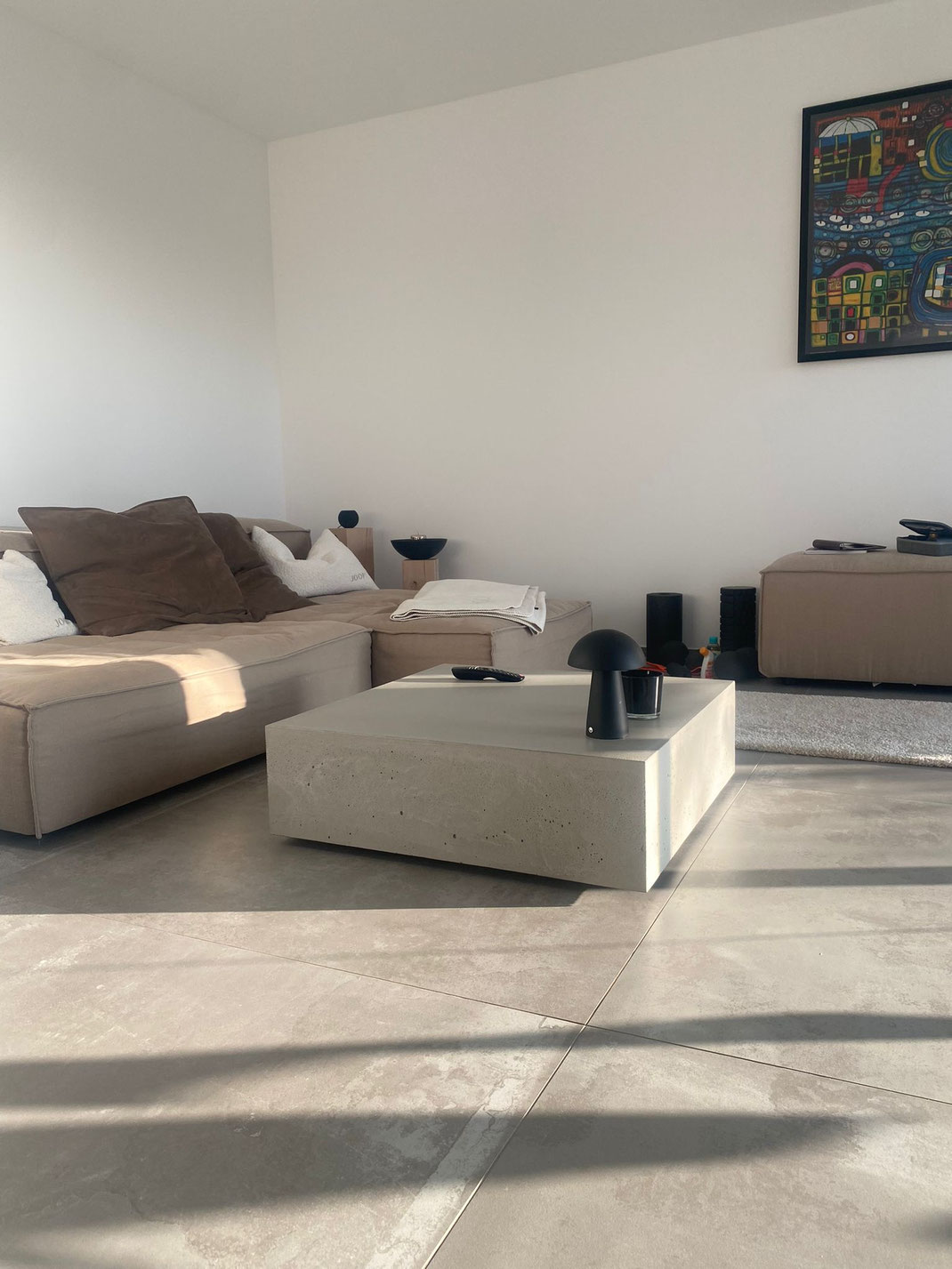 Beton Couchtisch , Beton Tisch , Beton Möbel , Beistelltisch