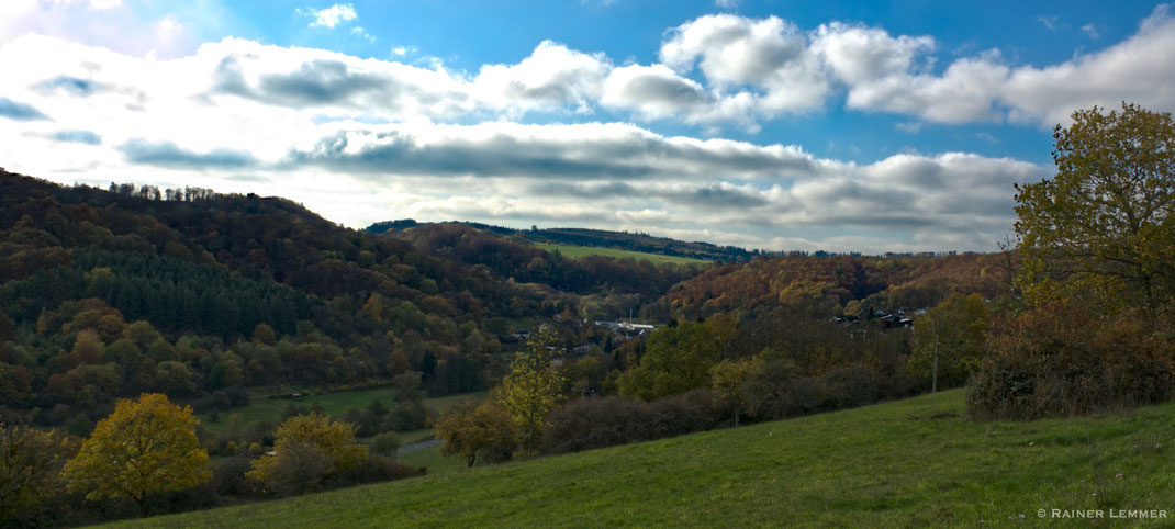 Blick auf Erdbach und die Breitscheider Höhe