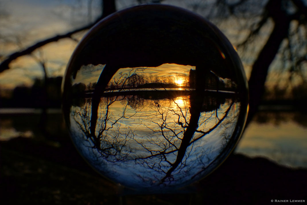 Postweiher Sonnenuntergang in der Kugel