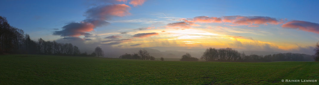 Sonnenaufgang in Branscheid