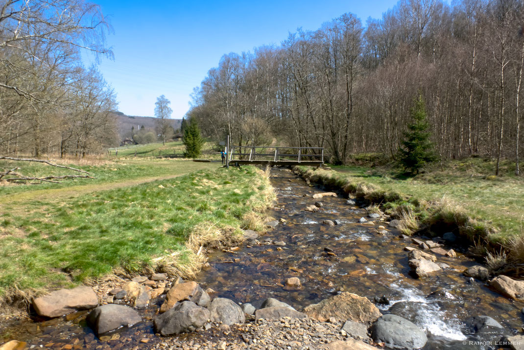 "Steinsel" am Naturpfad Weltende