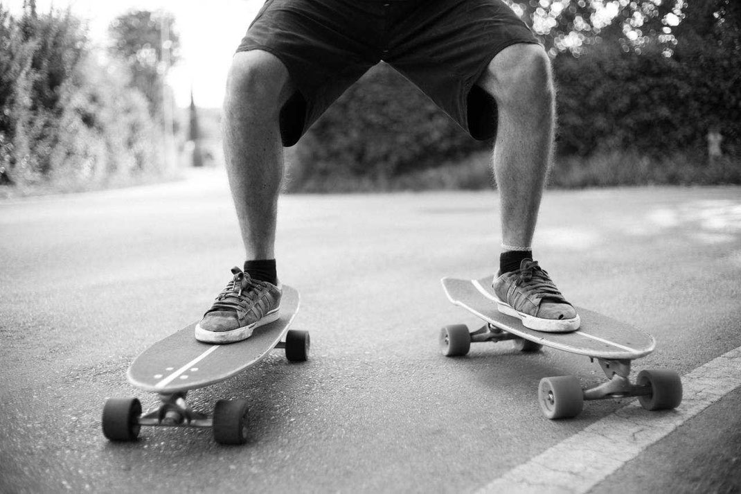 Longboard, cruiser e skateboard