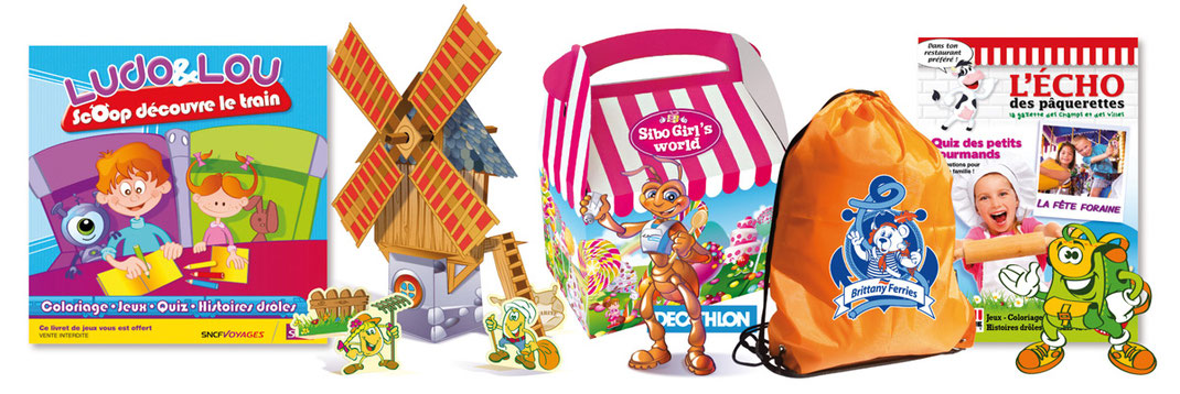 Illustrateur Goodies pour enfants