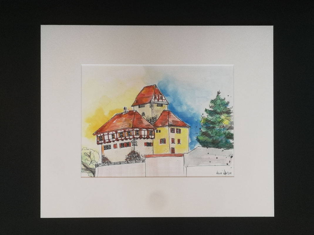 Schloss Frauenfeld CHF 350.- (Format 58 x 48 cm)