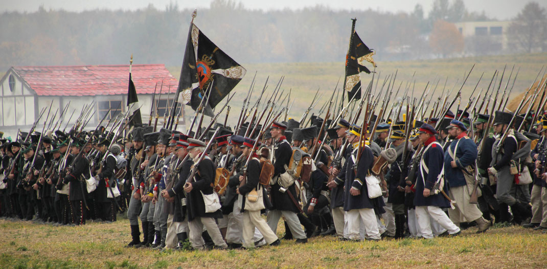 Schlesische Landwehr 1813 Schlesische_Landwehr_1813 Völkerschlacht Leipzig Eichstätter Fotoclub 