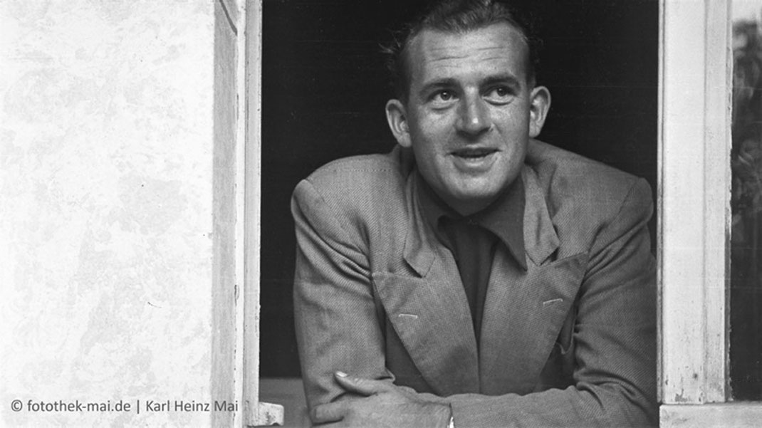 Selbstportrait des Fotografen Karl Heinz Mai, Leipzig, 1952