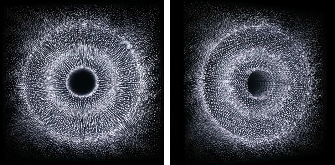 III "NEBULA LUX II"  120x120x11cm, 2021