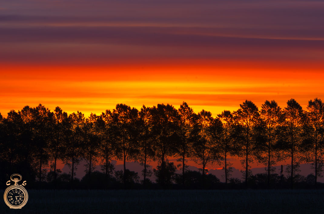 fantastic colors in a sunrise 