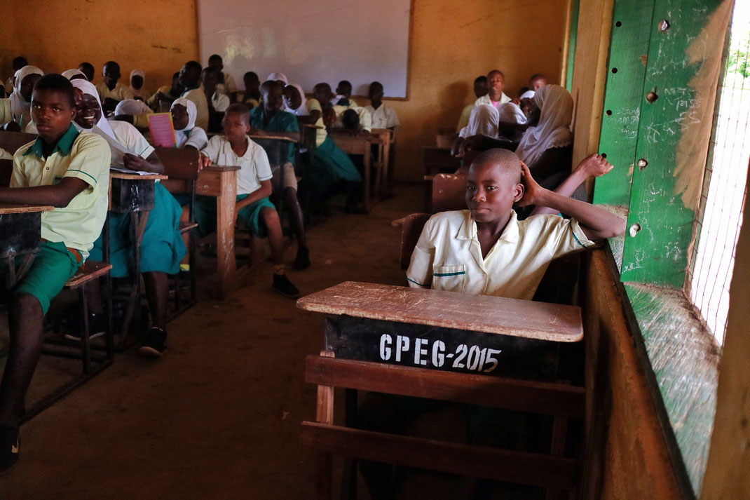Classroom in Sang, Northern Ghana (© Phedon Konstantinidis)