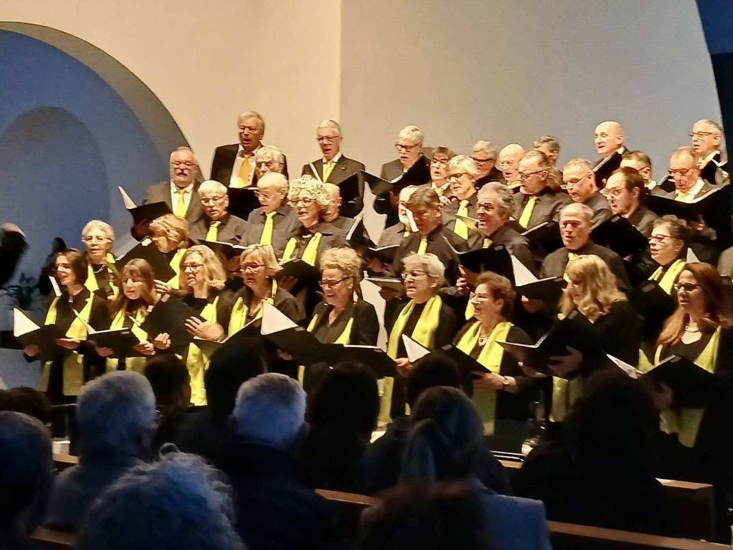 Konzert in Landquart, 23. Februar 2025. Chor dils Larischs + Gemischter Chor Igis/Zizers. 