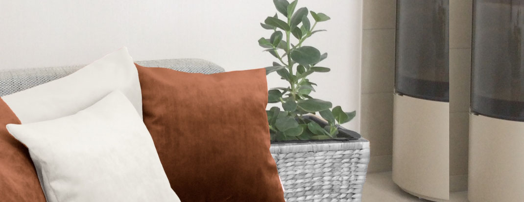 Braune Kissen von Nähhörnchen