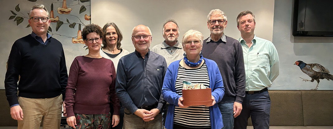 Unser Steuerungsteam (v.l.n.r.): R. Wilden, J. Möllermann, M. Falkenhahn, R. Kalkbrenner, C. Fries, E. Kalkbrenner, M. Neumann, S. Hofer (Foto: M. Kempermann)