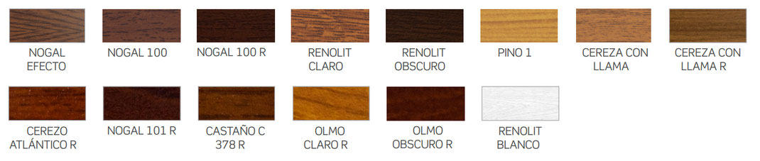 ALUMINIO LACADO EN MADERA NAVARRA