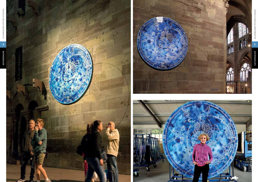 Sylvie Lander-vitrail-Glasmalerei Peters Studios-catalogue-cathédrale de Strasbourg