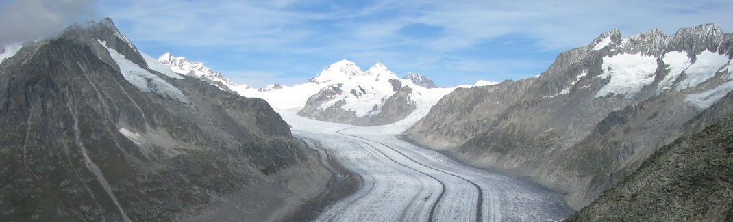 Klimawandel: Großer Aletsch-Gletscher, Schweiz