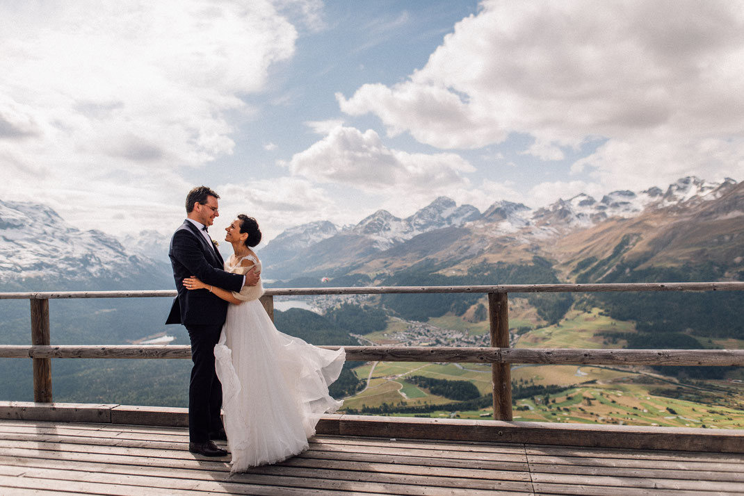Hochzeitsfotograf in St Moritz Tomo Takemura, Romatik Hotel Muottas Muragl