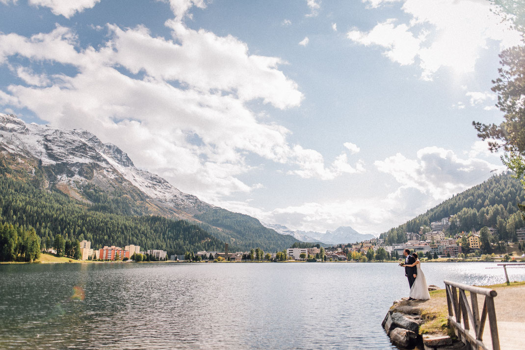 Hochzeitsfotograf in St Moritz Tomo Takemura, st moritzersee