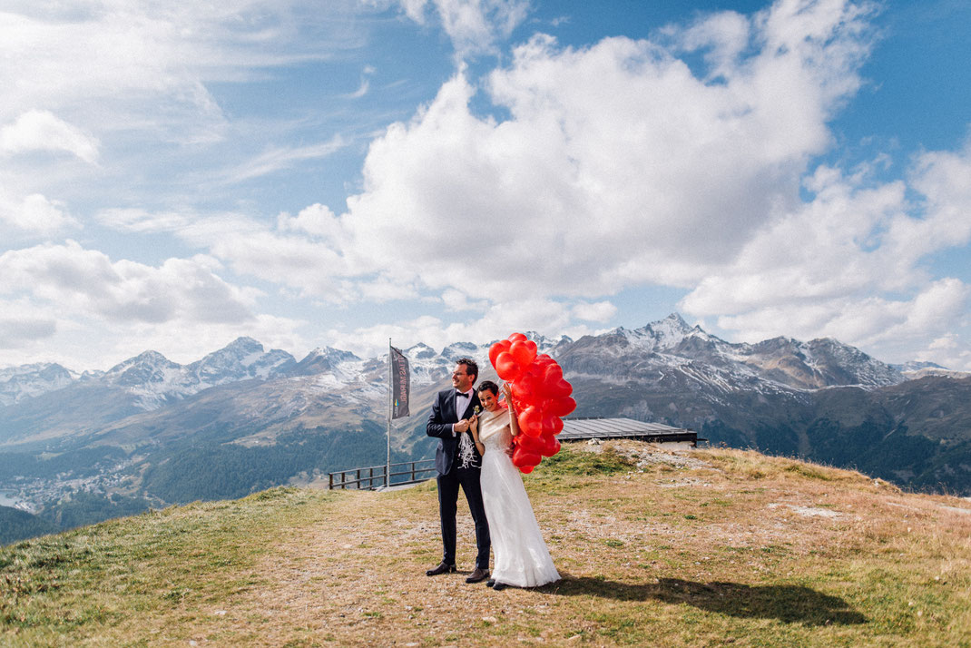 Hochzeitsfotograf in St Moritz Tomo Takemura, Romatik Hotel Muottas Muragl