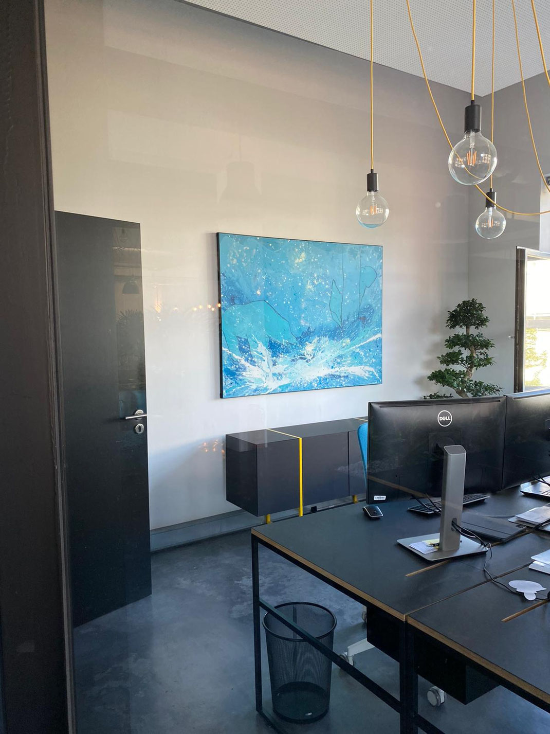 Kunst für Unternehmen  - referenzfoto von blueworld