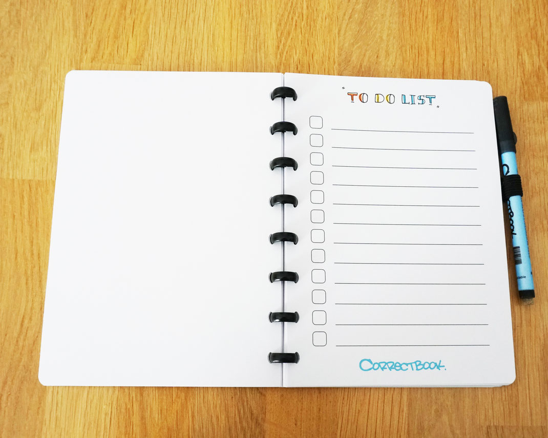 Correctbook-a5-to-do-list