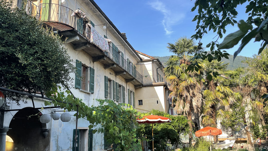 Blockprint und Indigo Wochenkurs Tegna Tessin. Kreativferien für Erwachsene im Tessin.