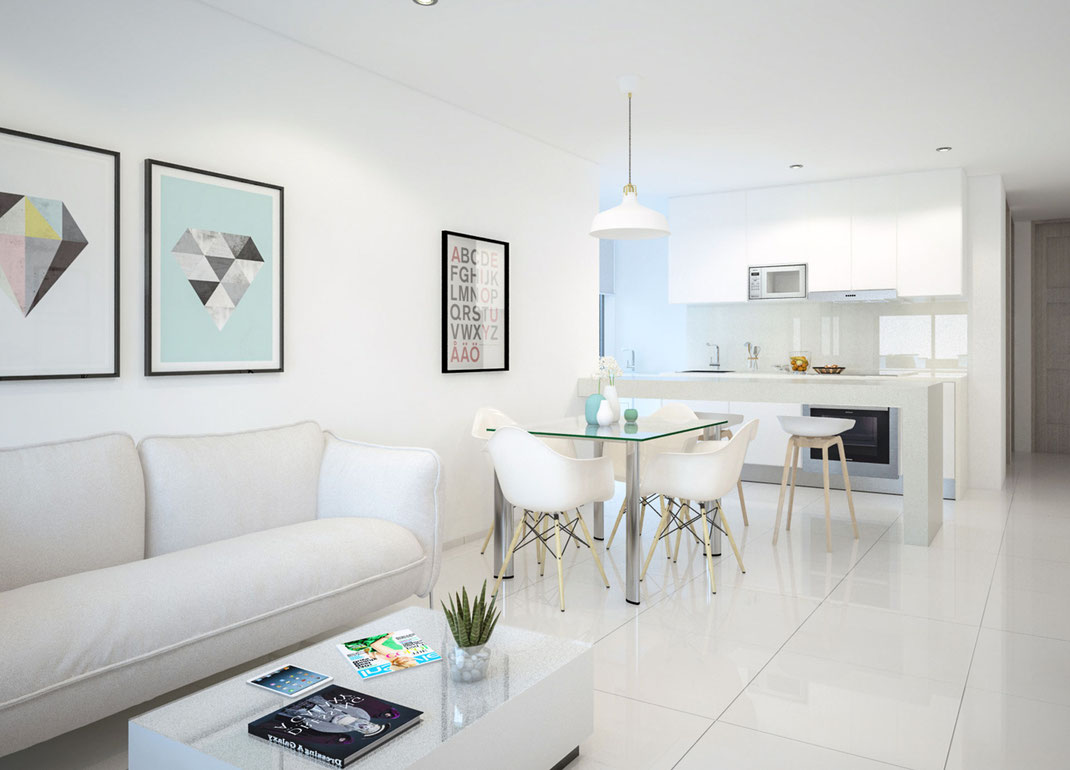 Infografía de interiores en San Javier, Murcia.