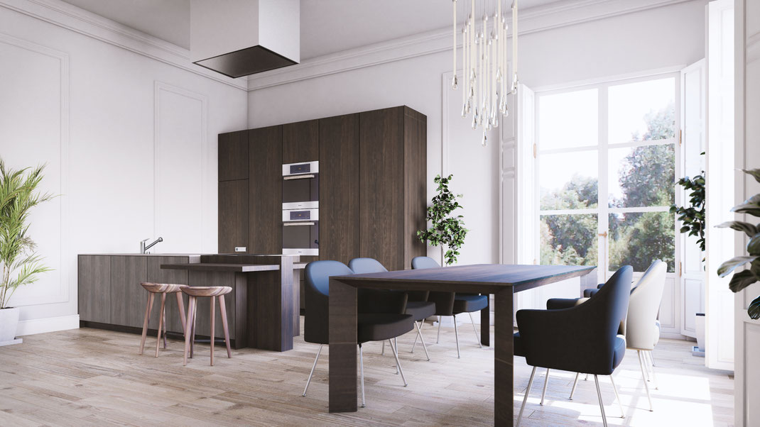 Infografía de salón
