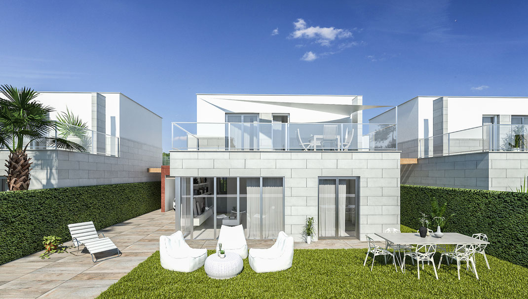 Infografía de arquitectura, urbanización en Murcia