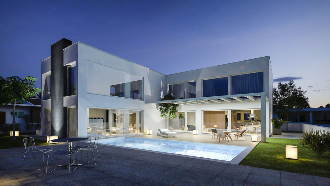 Infografía de arquitectura Casa en Alicante