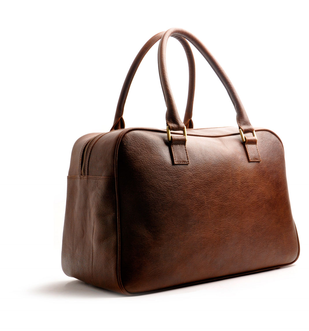 Weekender Herren Reisetasche Büffelleder braun versandkostenfrei Online-Shop