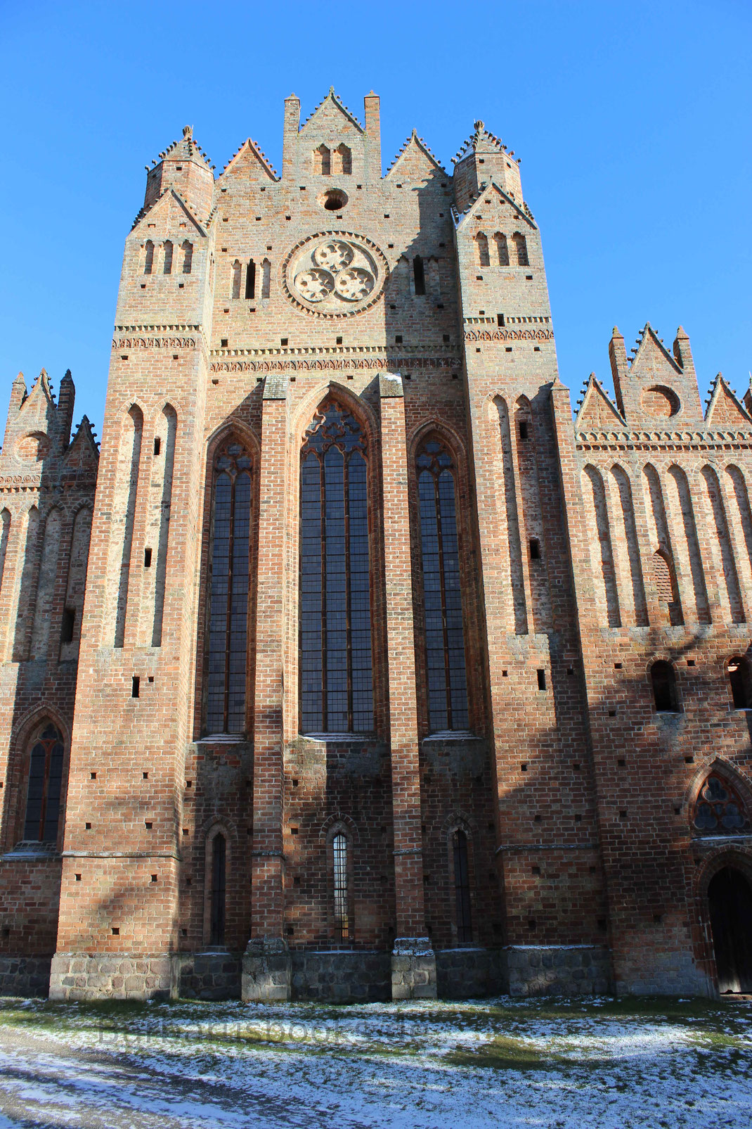 Westliche Ansicht des Giebelfensters Kloster Chorin