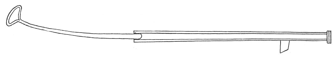 Fig. 71. Eiserne Hakenbüchse im Historischen Museum zu Luxemburg.