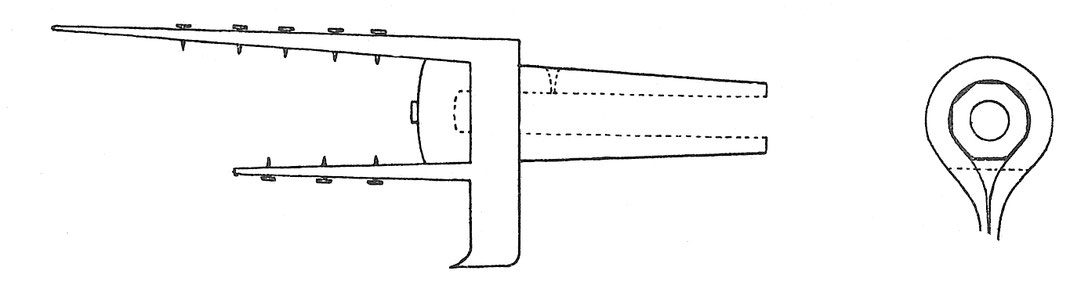 Fig. 72. Hakenbüchse mit Ringhaken im Historischen Museum zu Luxemburg.