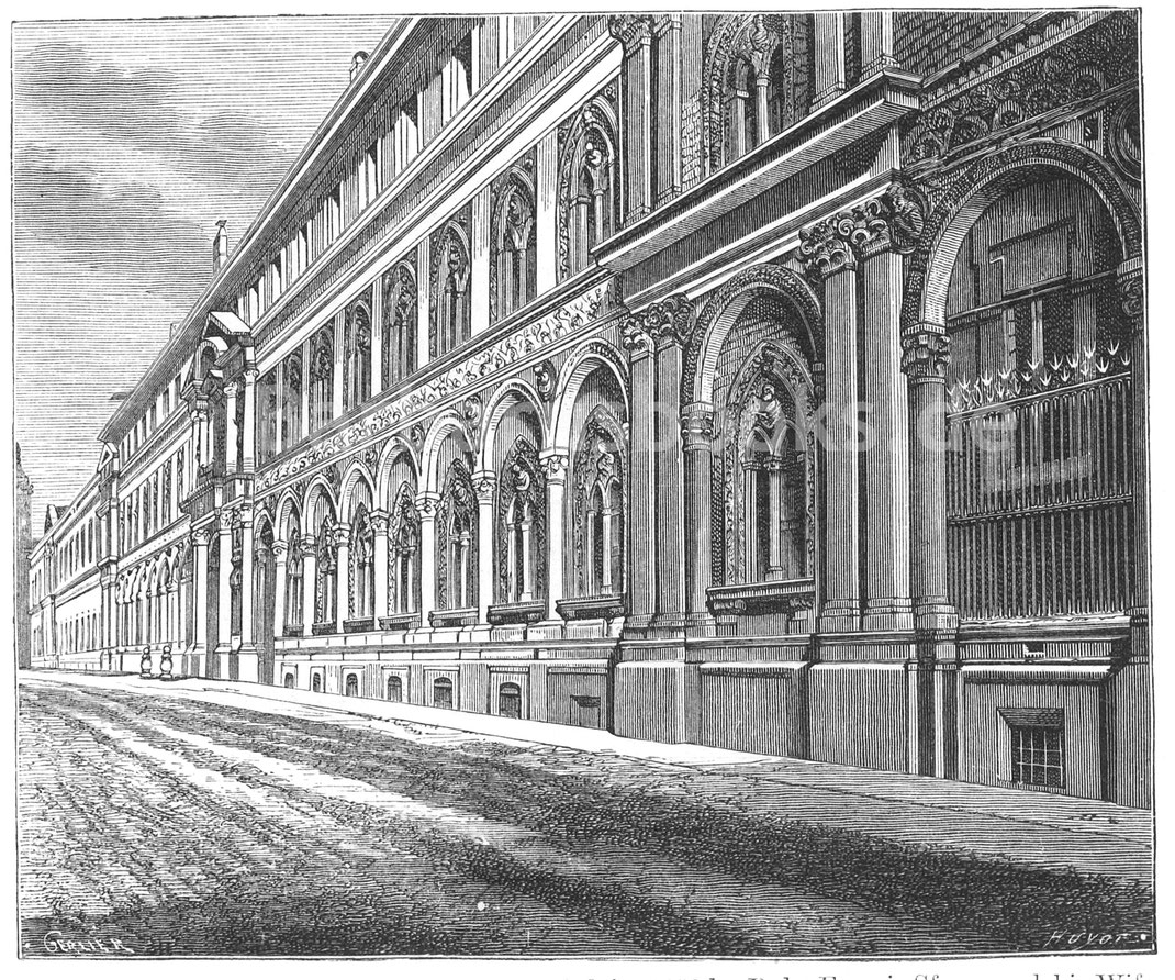 Abb. 275. – Das Große Hospital in Mailand, 1456 von Herzog Franz Sforza und seiner Frau gegründet.