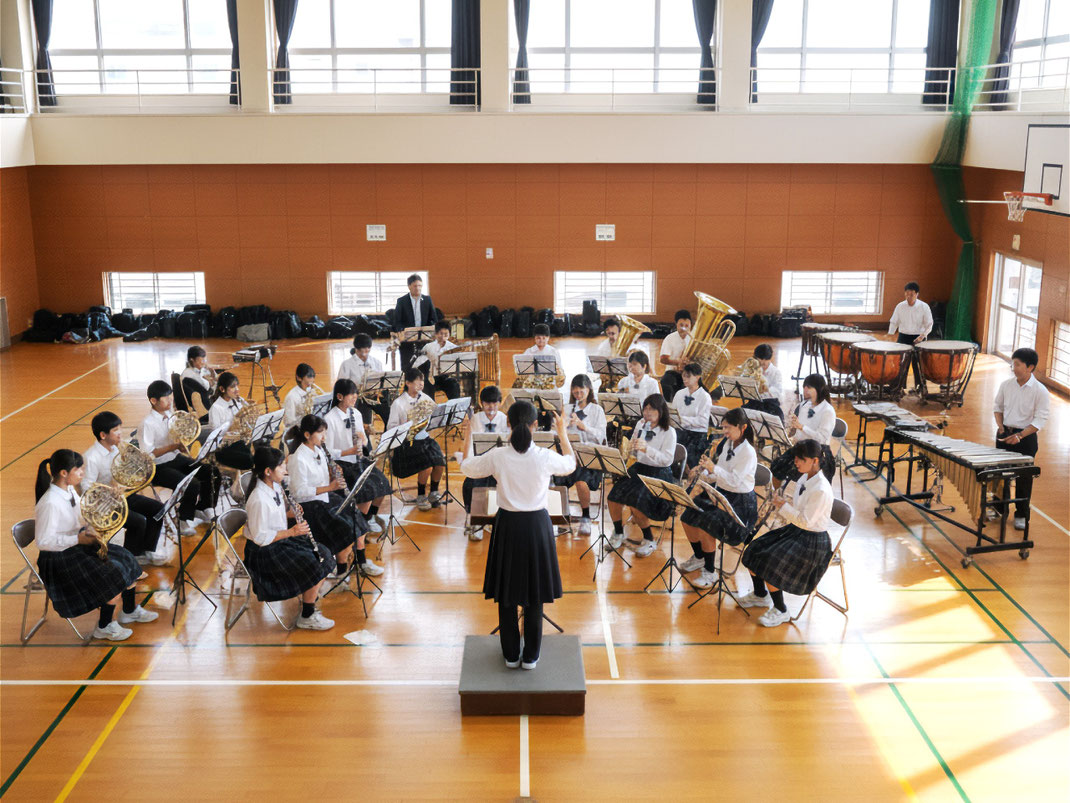 【カバー画像】新潟での吹奏楽部・吹奏楽団(合唱部・合唱団)合宿練習イメージ