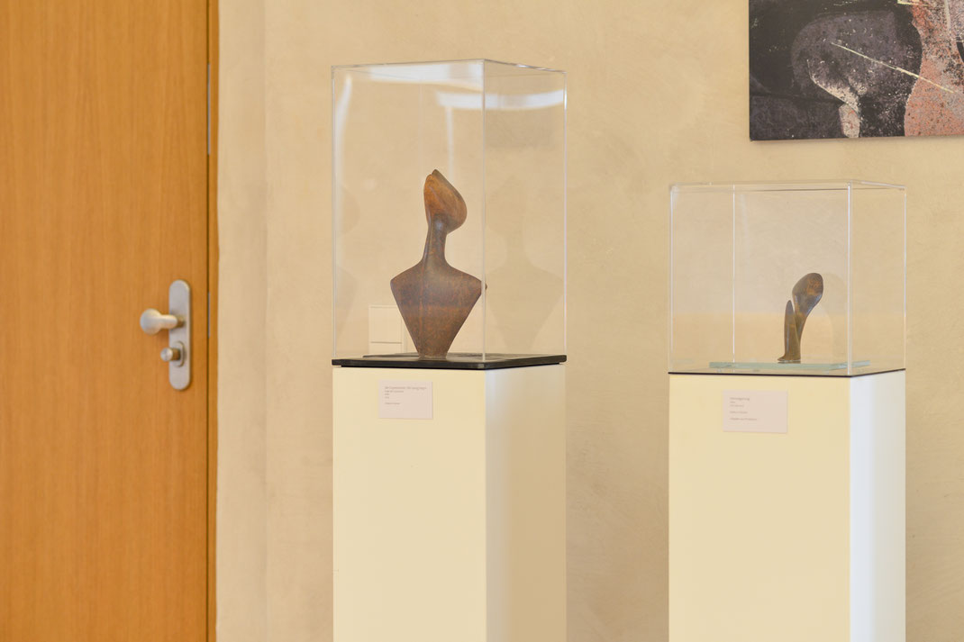 Heidrun Feistner: Der Expressionist / Für Georg Heym / Engel der Geschichte / Stein / 34 cm / 2014 / Foto Scholz RFB