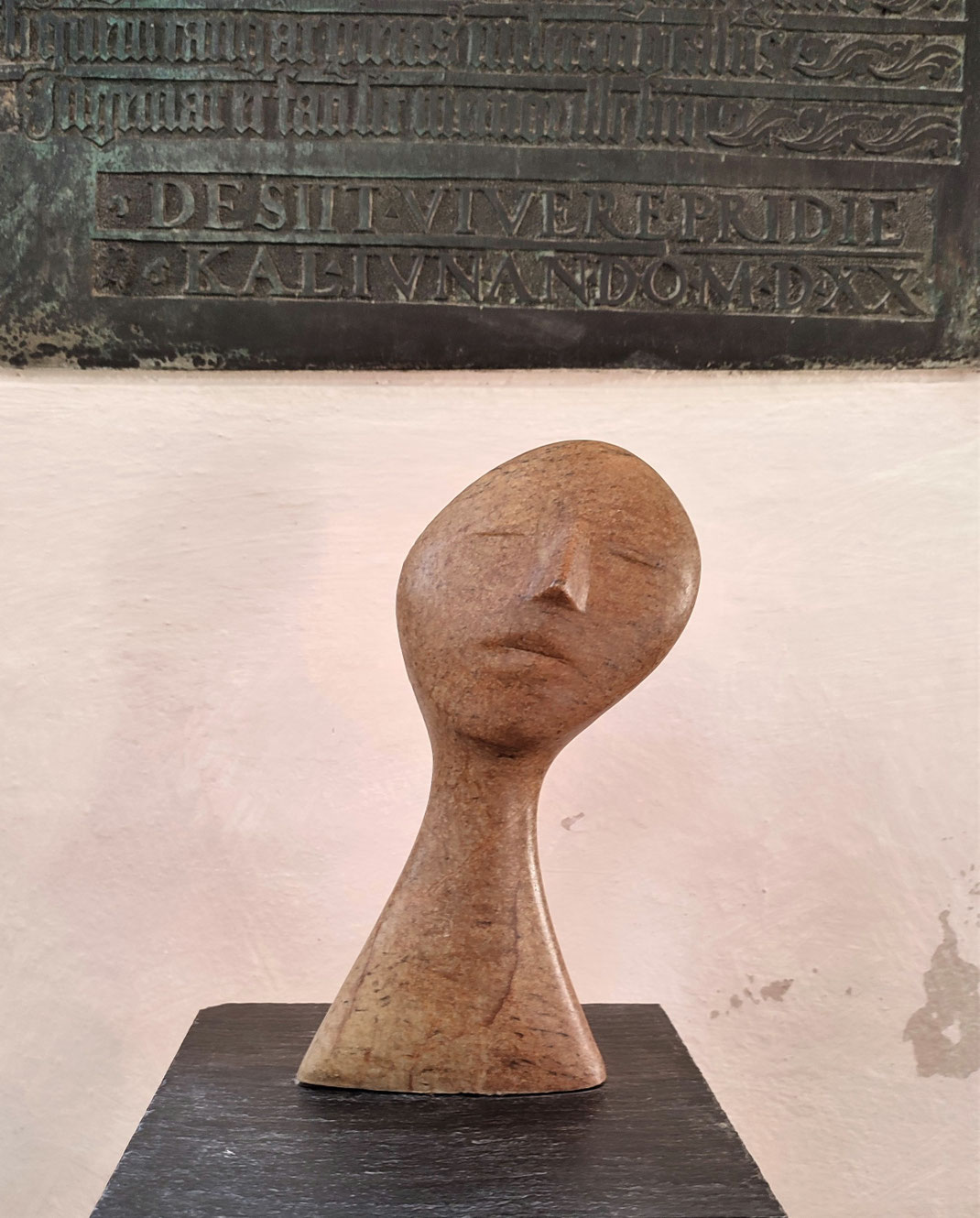 Heidrun Feistner: Mansfelder Engel / L'ange de la guerre des paysans  (Ange de Mansfeld) / The Angel of the Peasants' War (Mansfeld Angel) / Engel der Geschichte / 2019 / 23,5 cm / Foto HF (Bauernkriegsengel)