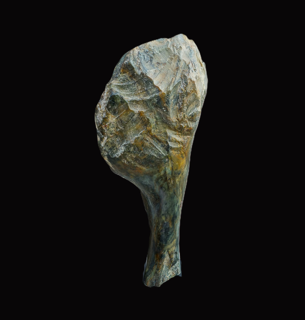 Heidrun Feistner: Anhaltische Dryade / Für John Keats / Stein / 45 cm / 2025 / Foto HF