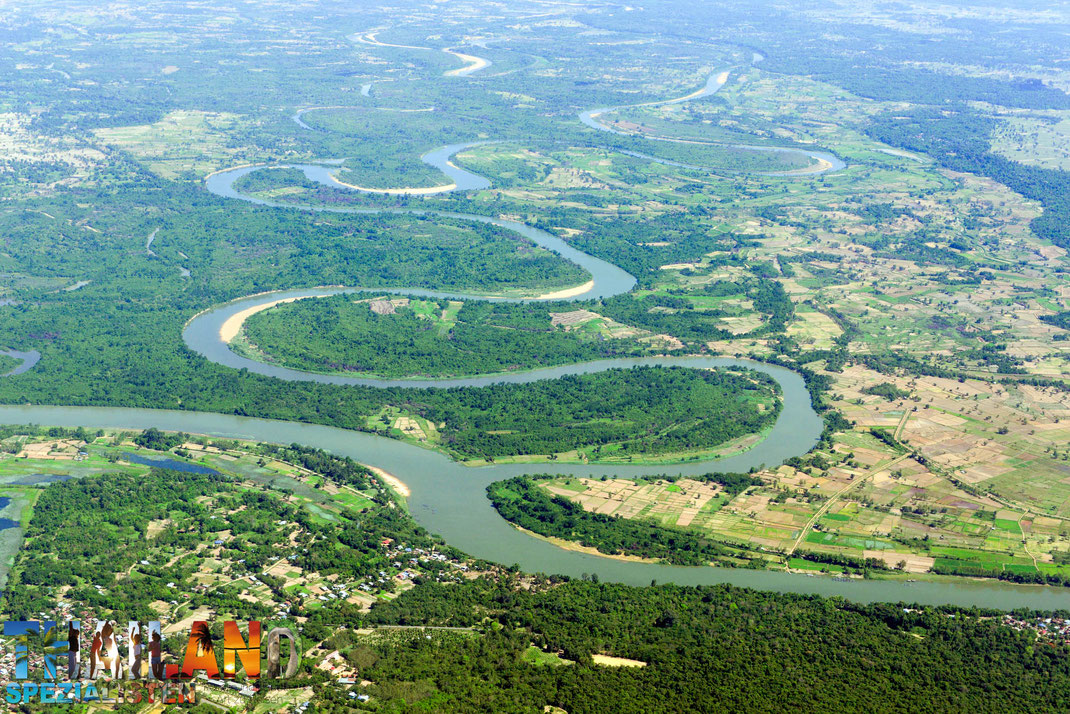 Der Moon River in Ubon Ratchathani